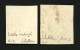 10c BORDEAUX Report 1 Marges énormes Obl. GC Infime Trace De Pli + 10c BORDEAUX Report 2 Bistre-Orange (n°43Ba) Obl. GC  - 1870 Bordeaux Printing