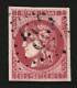 80c BORDEAUX Superbe Nuance Rose Vif (n°49b Obl. GC 532. Cote 420€. Signé SCHELLER. Superbe. - 1870 Emissione Di Bordeaux