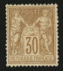 30c Sage (n°80) TB Centrage Neuf **. Superbe. - 1876-1898 Sage (Type II)