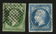 Cercle De Points De PARIS Sur 5c (n°12) Et 20c (n°14). RARE Sur 5c. TB. - 1849-1876: Période Classique