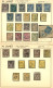 Type SAGE - Superbe Sélection De 69 Timbres Avec Oblitérations Rares, Montées Sur Fiches D' Anciennes VO De Maurice JAME - 1849-1876: Periodo Classico