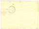 GUADELOUPE : 1878 40c TAXE (n°3) Bord De Feuille Obl. GUADELOUPE POINTE A PITRE + Taxe 4 Sur Lettre Avec Texte Pour LAME - Andere & Zonder Classificatie