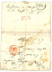 COTE D' OR - DETAXES : 1828 20 DIJON + Cachet Rouge DETAXES + Verso DEB. 20 DIJON Rouge Sur Lettre Avec Texte. Associati - 1801-1848: Precursori XIX