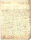FINISTERE : 1739 "DE CARHAIX" Lenain 1 + "P. PAYE" Lenain 4 Sur Lettre Avec Texte Pour RENNES. TTB. - 1701-1800: Précurseurs XVIII