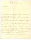 GIRONDE : 1751 DE LA REOLE (Lenain 2) + "FRANC" Sur Lettre  Avec Texte Daté "DURAS". TB. - 1701-1800: Vorläufer XVIII