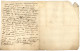 ILE ET VILAINE : 1744 "DE COMBOURG" Manuscrit (Non Signalé Lenain) Sur Lettre Avec Texte Pour RENNES. TTB. - 1701-1800: Vorläufer XVIII