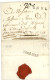 JURA : 1789 DB.DE.DOLE (Lenain 9) Au Verso D'une Lettre Avec Texte De TOUL. Indice 20. Superbe. - 1701-1800: Voorlopers XVIII