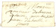 LOIR ET CHER : 1793 MONTRICHARD Rouge-brun (Lenain 1b) Sur Lettre Avec Texte. RARE. TTB. - 1701-1800: Voorlopers XVIII