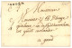 NORD : 1785 CONDE.F. (Lenain 3) Sur Lettre Avec Texte Pour GAND (BELGIQUE). Indice 22. Superbe. - 1701-1800: Precursors XVIII