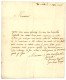 NORD : 1785 CONDE.F. (Lenain 3) Sur Lettre Avec Texte Pour GAND (BELGIQUE). Indice 22. Superbe. - 1701-1800: Précurseurs XVIII