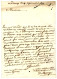 NORD : 1699 "DOUAY" Manuscrit Sur Lettre Avec Texte Pour MONS (BELGIQUE). Indice 21. Superbe. - ....-1700: Precursores