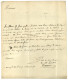 PAS DE CALAIS : 1787 LENS (Lenain 2) Sur Lettre Avec Texte Daté "ANNAY" Pour La BELGIQUE. Indice 21. TB. - 1701-1800: Precursores XVIII