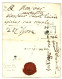 PETITE POSTE DE LYON : 1784 Cachet De La Petite Poste De Lyon PORT DU Encadré + 27 + BANLIEUE (verso) Sur Lettre Avec Te - 1701-1800: Vorläufer XVIII