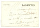 SEINE INF. : BARENTIN (Lenain 2) Sur Lettre Sans Texte. Frappe Luxe De Ce Cahet Rare. Indice 24. - 1701-1800: Precursors XVIII