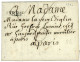 SOMME : 1782 ALBERT (Lenain 1) Sur Lettre Avec Texte Daté "de POSIERE". Indice 23. TB. - 1701-1800: Vorläufer XVIII