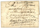 An 7 Trés Rare Cachet ARMEE DE NAPLES / 1Don Sur Lettre Avec Texte Daté "ROMME (ROME)". RARETE. Superbe. - Army Postmarks (before 1900)