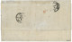 1868 Paire 40c (n°23) Obl. GC 5118 + YOKOHAMA Bau FRANCAIS + PAQUEBOTS DE LA MEDITERRANEE (rare Sur Lettre Du JAPON), Po - 1849-1876: Periodo Clásico