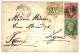 1872 5c Empire (n°20) + 80c (n°32) + 15c CERES (n°59) Obl. GC 5118 + YOKOHAMA Bau FRANCAIS + AFFRANCHISSEMENT INSUFFISAN - 1849-1876: Periodo Clásico