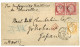 1874 40c Siège (n°38) + ¨Paire 80c CERES (n°57) Obl. Etoile 15 Sur Lettre De PARIS Pour YOKOHAMA (JAPON). Verso, YOKHOAM - 1849-1876: Période Classique