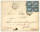 "Bloc De 4 Pour Le JAPON" : 1876 25c CERES (n°60) Bloc De 4 Obl. Cachet à Date PARISsur Enveloppe Pour YEDO (JAPON). Ver - 1849-1876: Classic Period