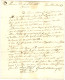 SMYRNE : 1813 Cachet D' Achemineur HENRI CHAPELLE Sur Lettre Purifiée (rastel) Avec Texte De SMYRNE Pour VERVIERS (BELGI - 1801-1848: Voorlopers XIX