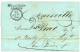 ALGERIE : 1851 Cursive Mers-el-Kebir + Dateur B + Taxe 25 Sur Lettre Pour La FRANCE. Rare Dans Cette Qualité. - Other & Unclassified