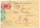 ALGERIE : 1873 CERES Paire 5c + Paire Du 80c Obl. GC 5051 + MOSTAGANEM ALGERIE + CHARGE + "VD = 400F" Sur Enveloppe Pour - Autres & Non Classés