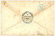 1892 COLONIES GENERALES Paire 25c Obl. LIBREVILLE CONGO FRANCAIS Sur Enveloppe (double Port) Pour Mr HANSEN CARTOGRAPHE  - Autres & Non Classés