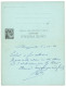 1891  COLONIES GENERALES Entier 10c (+ Réponse)  Obl. BRAZZAVILLE CONGO FRANCAIS Pour PARIS. Superbe. - Otros & Sin Clasificación