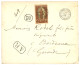 1903 40c Obl. BRAZZAVILLE CONGO FRANCAIS Sur Lettre RECOMMANDEE + A.R Pour La FRANCE. Superbe. - Other & Unclassified