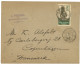 "N'GOMO Pour Le DANEMARK" : 1915 5c Obl. N'GOMO GABON Sur Envelope (Tarif IMPRIME) Pour LE DANEMARK. TTB. - Andere & Zonder Classificatie