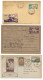 TAHITI : 1937/43 Lot 3 Lettres (COCOANUT PLANTATION, 1943 AVIS RECEPTION, PICTCAIRN ISLAND). TB. - Andere & Zonder Classificatie