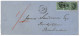 ANTIGUA :1876 6d (x3) Canc. A02 + ANTIGUA (verso) + Large Cds BARBADOES  On Envelope To BARBADOS. Vvf. - Autres & Non Classés