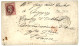 ARGENTINA - AZUL Via French Mail : 1869 FRANCE 80c Canc. ANCHOR + BUENOS AYRES PAQ FR J N°1 On Envelope With Full Text D - Sonstige & Ohne Zuordnung