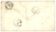 ARGENTINA - AZUL Via French Mail : 1869 FRANCE 80c Canc. ANCHOR + BUENOS AYRES PAQ FR J N°1 On Envelope With Full Text D - Other & Unclassified
