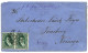 "ARGENTINA To NORWAY" : ARGENTINA  16c Pair Canc. BUENOS AIRES On Envelope To TÖNSBERG (NORWAY). Very Rare Destination.  - Sonstige & Ohne Zuordnung