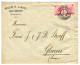 ADRIANOPEL : 1893 20p On 5K (x2) Canc. ADRIANOPEL On Commercial Envelope To SWITZERLAND. Vvf. - Eastern Austria