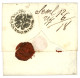 BELGRAD : 1844 18 JUL/ BELGRAD/ RECOM. + FRANCO On Entire Letter To PEST. Verso, Disinfected Wax Seal + Cachet. Superb. - Eastern Austria