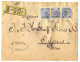 VOLO Via SALONIQUE : 1897 1P (x3) Canc. SALONICH I On REGISTERED Envelope From VOLO To SWITZERLAND. Vf. - Levante-Marken