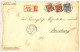 GERMAN EAST AFRICA - ZANZIBAR : 1890 20pf (V48a) + 50pf (V50b)x2 Canc. ZANZIBAR On REGISTERED Envelope To GERMANY. RARE. - Duits-Oost-Afrika