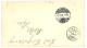 GROOTFONTEIN : 1901 10pf Canc. GROOTFONTEIN On Envelope To SWITZERLAND Taxed With 5c + 10c SWISS POSTAGE DUES Canc. LINT - Deutsch-Südwestafrika