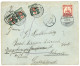 DUALA : 1913 KAMERUN 10pf Canc. DUALA + SWITZERLAND POSTAGE DUES 5c + 10c (x2) On Envelope To GERMANY Redirected To BASE - Kamerun