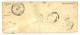 GREECE To METELINO French P.O. : 1862 10L + 40L Faults Canc. 1 + AOHNAI On Envelope To METELIN. Verso, French Cds METELI - Autres & Non Classés