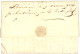 FORWARDING AGENT : 1824 Boxed PAYS BAS PAR VALENCIENNES + L.P.B.4 + ROTTERDAM On Entire Letter With Text Datelined "BATA - Netherlands Indies