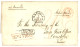 1864 Boxed INDIA PAID Red + Boxed INDIA PAID BY BATAVIA + BATAVIA/FRANCO On Entire Letter With Text To LONDON. Verso, SI - Netherlands Indies