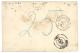 1864 PELALONGAN Red + Boxed FRANCO + 8 Tax Marking On Envelope To FRANCE. Superb. - Indes Néerlandaises