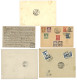 AUSTRIA - CROATIA : Lot Of 5 Covers (4 REGISTERED)  To SWITZERLAND. Vvf. - Other & Unclassified