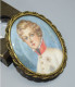 -BROCHE PENDENTIF PORTRAIT Miniature ROI De ROME DUC De REICHSTADT D' SICARDI    E - Brooches