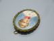 Delcampe - -BROCHE PENDENTIF PORTRAIT Miniature ROI De ROME DUC De REICHSTADT D' SICARDI    E - Brooches