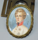 Delcampe - -BROCHE PENDENTIF PORTRAIT Miniature ROI De ROME DUC De REICHSTADT D' SICARDI    E - Brooches